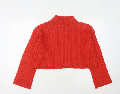 Womens UK Size 10 H&M Red Pullover Jumper
