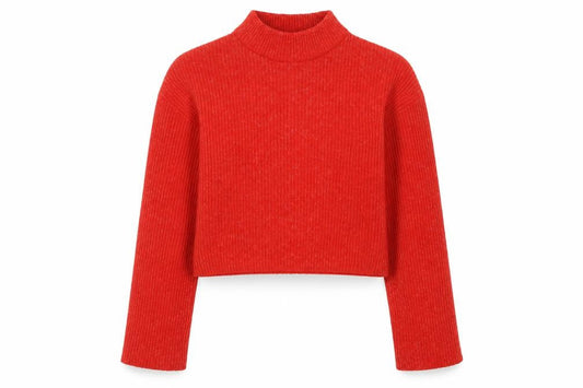 Womens UK Size 10 H&M Red Pullover Jumper