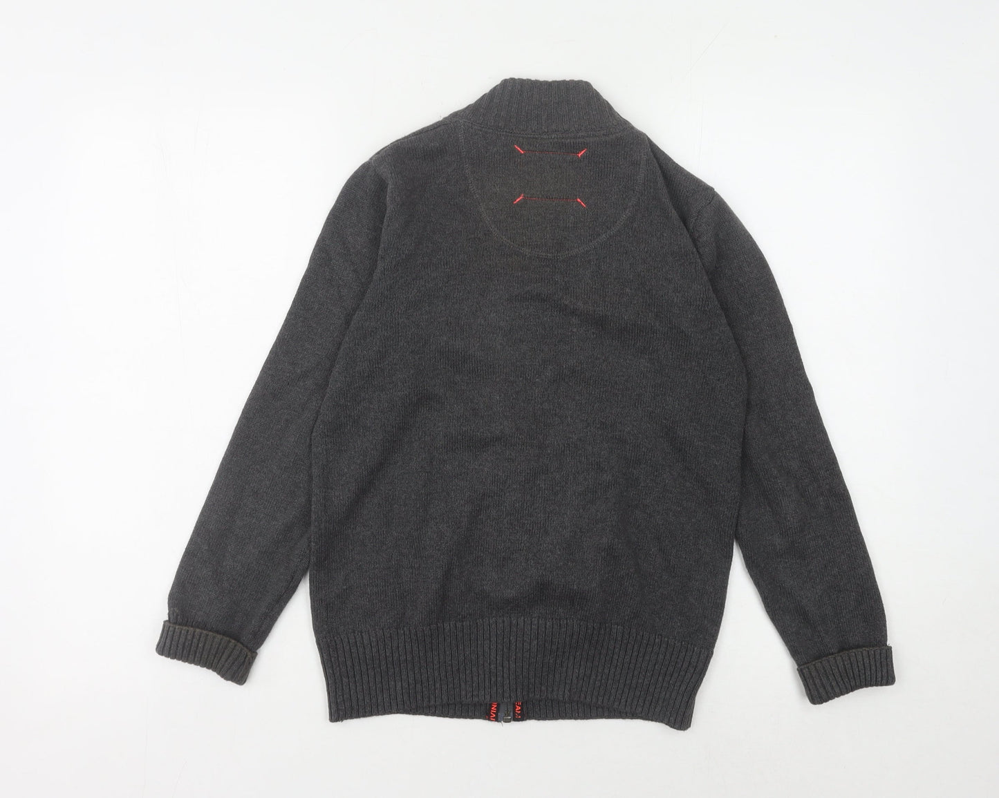Marks and Spencer Boys Grey Full Zip Jumper 11-12 Years