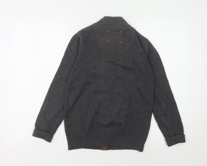 Marks and Spencer Boys Grey Full Zip Jumper 11-12 Years
