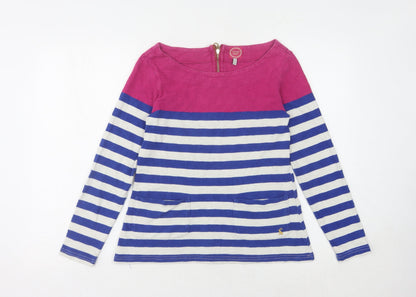 Womens UK Size 8 Joules Multicoloured Basic T-Shirt