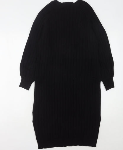 Next Women's Black Jumper Dress in Medium Size