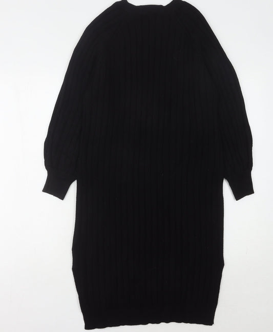 Next Women's Black Jumper Dress in Medium Size