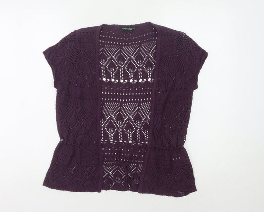 Womens UK Size 14 Dorothy Perkins Purple Cardigan Jumper
