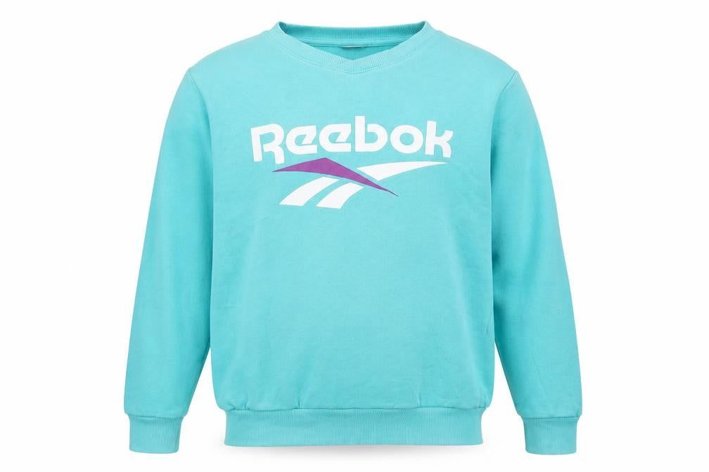 Mens UK Size M Reebok Blue Pullover Sweatshirt