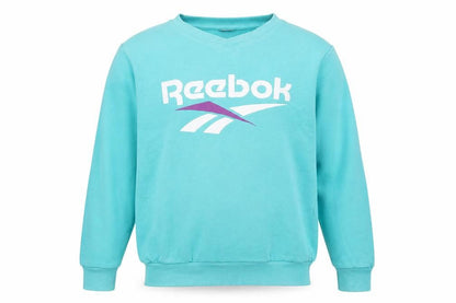Mens UK Size M Reebok Blue Pullover Sweatshirt