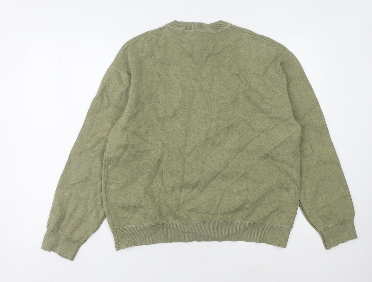 Womens UK Size 12 Zara Green Pullover Jumper
