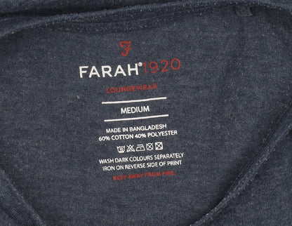 Mens UK Size M Farah Blue  T-Shirt