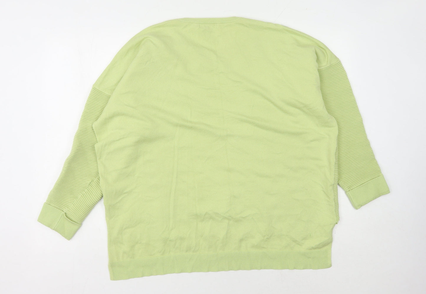 Womens UK Size 20 Alice Collins Green Pullover Jumper