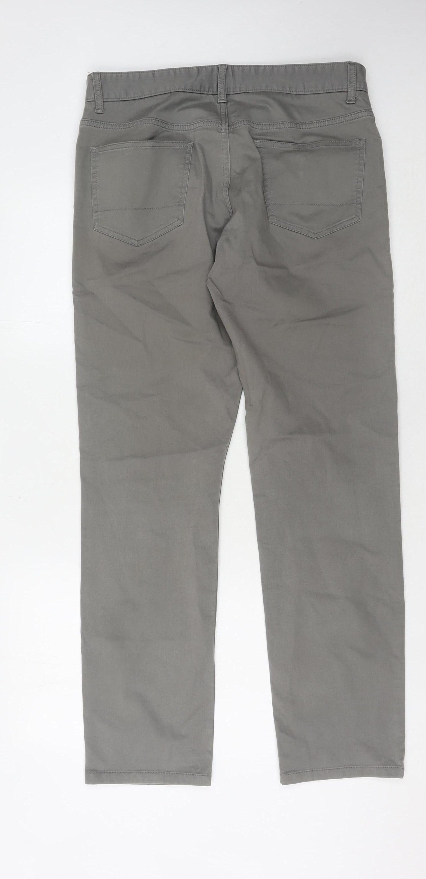 Spoke Men's Grey Chino Trousers Size 32