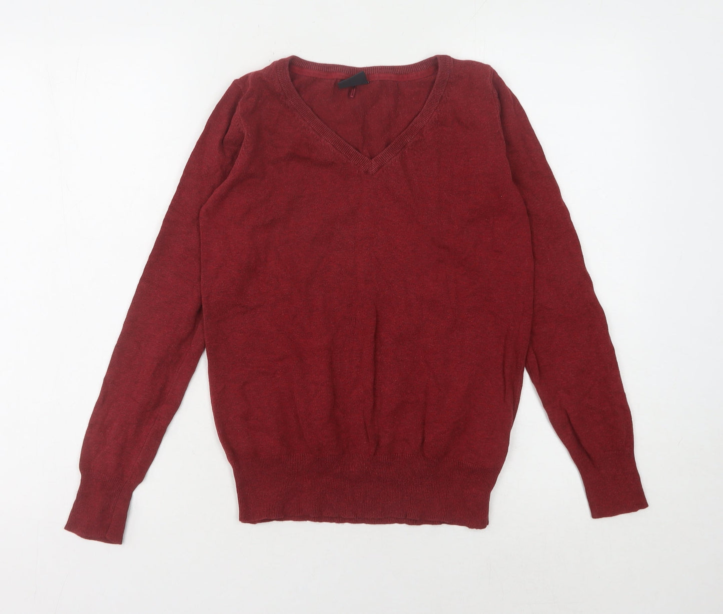 Womens UK Size L Cubus Red Pullover Jumper