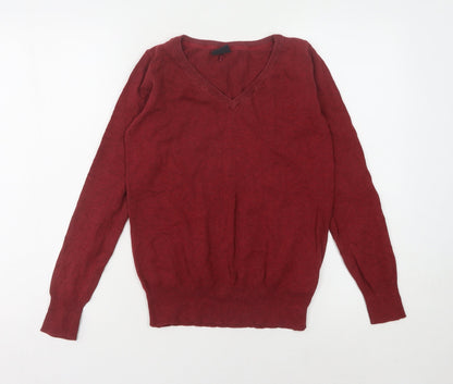 Womens UK Size L Cubus Red Pullover Jumper