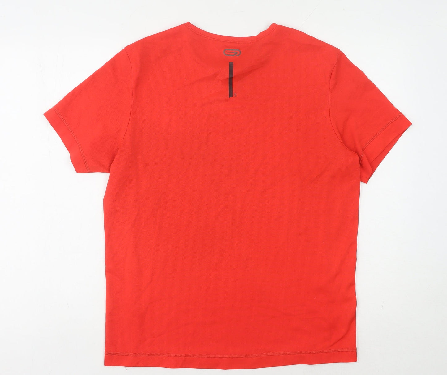 Men's Decathlon Red Running T-Shirt, Size L