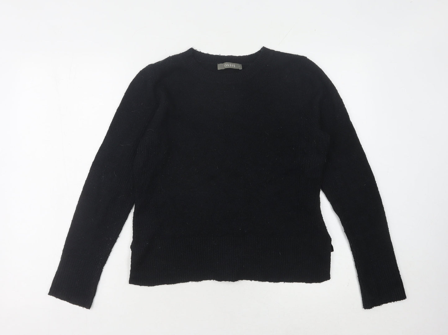 Womens UK Size S Oasis Black Pullover Jumper