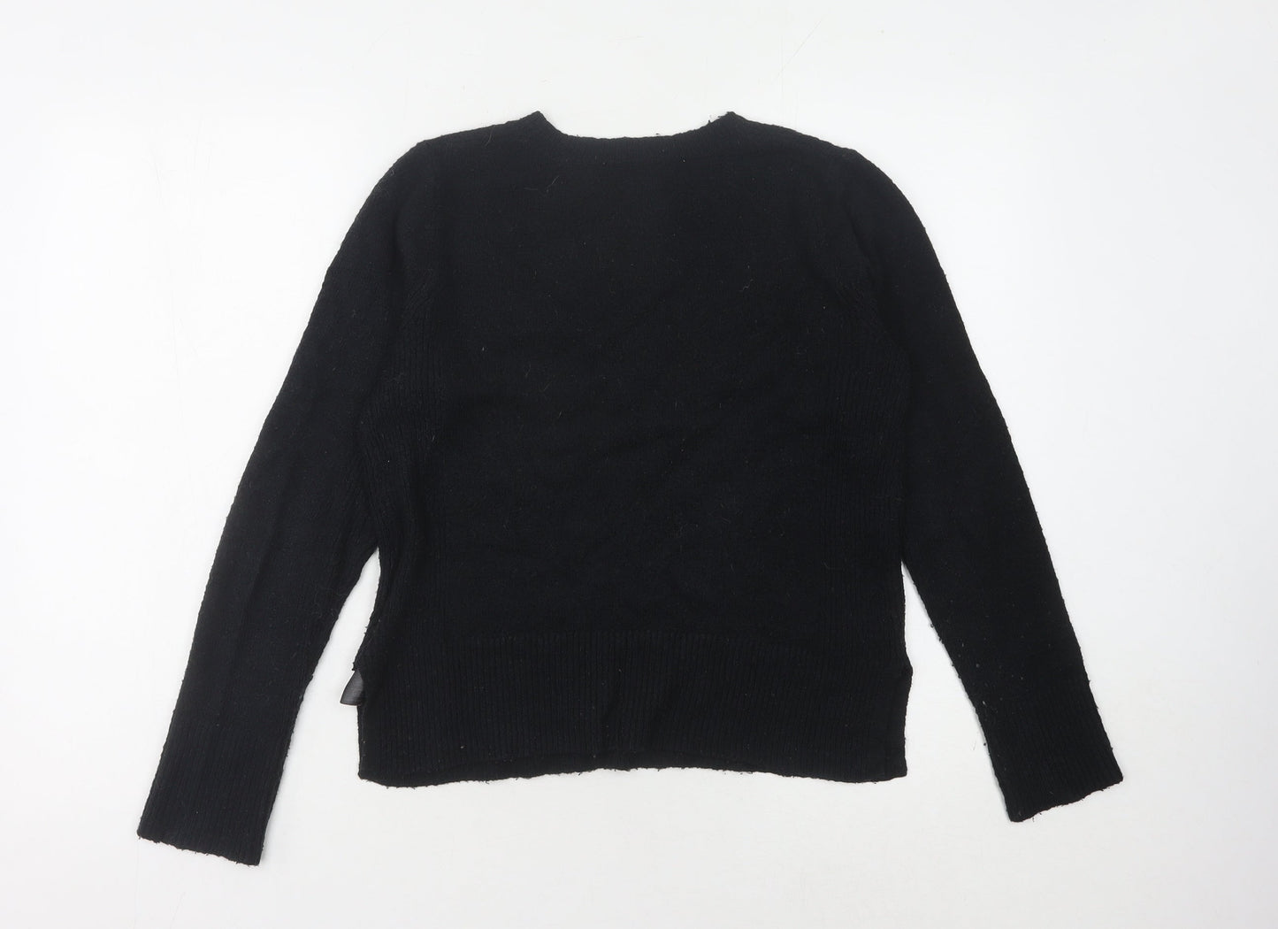 Womens UK Size S Oasis Black Pullover Jumper