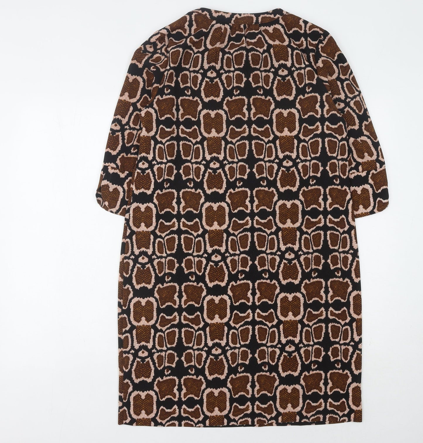 Marks and Spencer Women's Brown Animal Print Dress