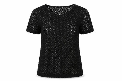 Womens UK Size M L.K. Bennett Black Basic Blouse