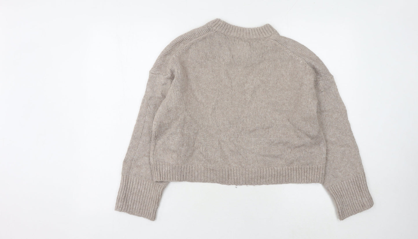 Abercrombie & Fitch Women's Beige XS Pullover Jumper