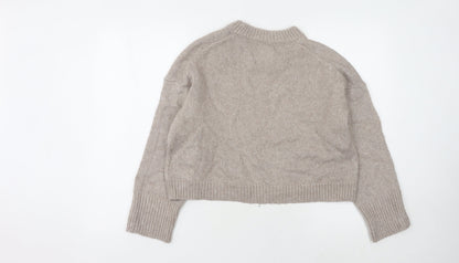 Abercrombie & Fitch Women's Beige XS Pullover Jumper