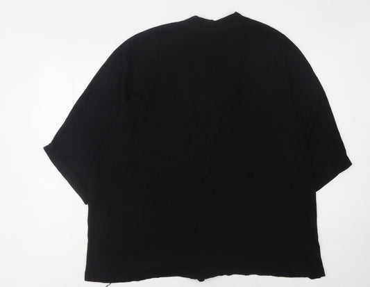 Womens UK Size 12 ASOS Black Cardigan Jumper