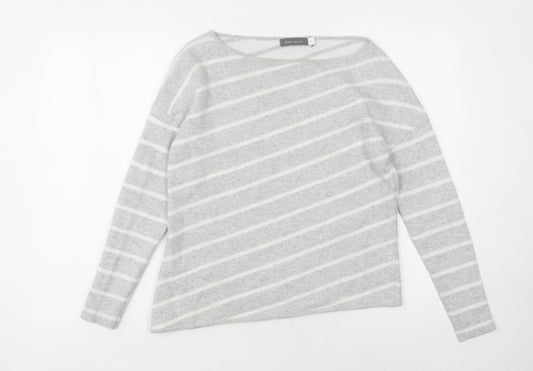 Womens UK Size 8 Mint Velvet Grey Pullover Jumper