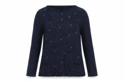 Womens UK Size 10 White Stuff Blue Pullover Jumper