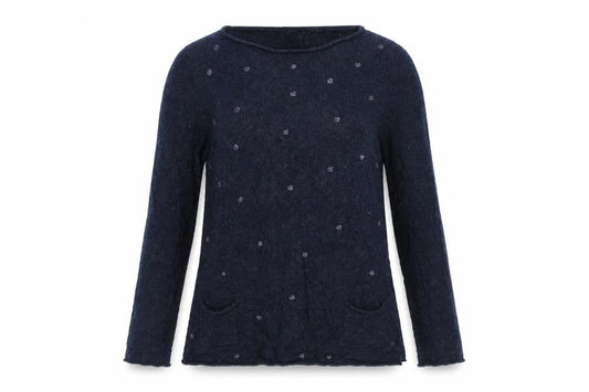 Womens UK Size 10 White Stuff Blue Pullover Jumper