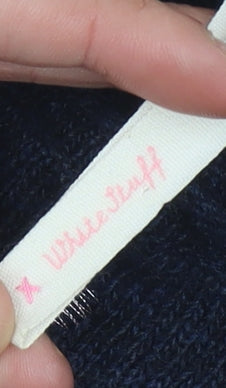 Womens UK Size 10 White Stuff Blue Pullover Jumper