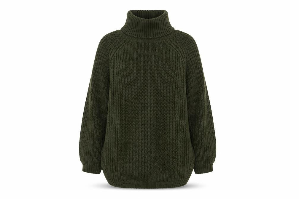 Womens UK Size S Quiz Green Pullover Jumper