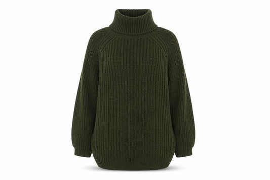Womens UK Size S Quiz Green Pullover Jumper
