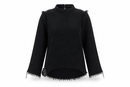 Womens UK Size S Zara Black Pullover Jumper