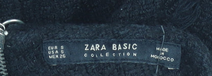 Womens UK Size S Zara Black Pullover Jumper