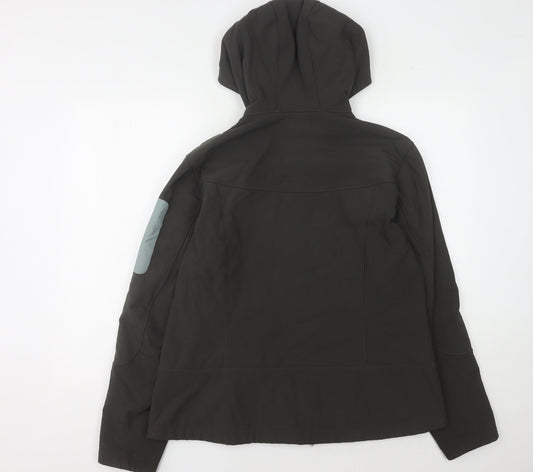 Eddie Bauer Women's Black Anorak Jacket L - Outdoor