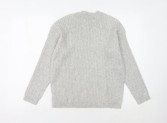 Womens UK Size S Marks and Spencer Grey Pullover Jumper
