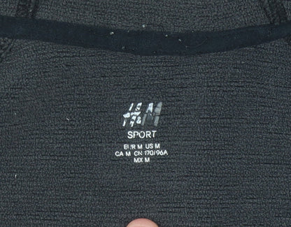 Mens UK Size M H&M Black Basic Jacket