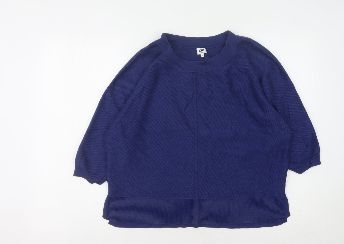Womens UK Size M Kin by John Lewis Blue Pullover Jumper