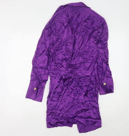 Zara Purple Collared Dress - Women's Size 12