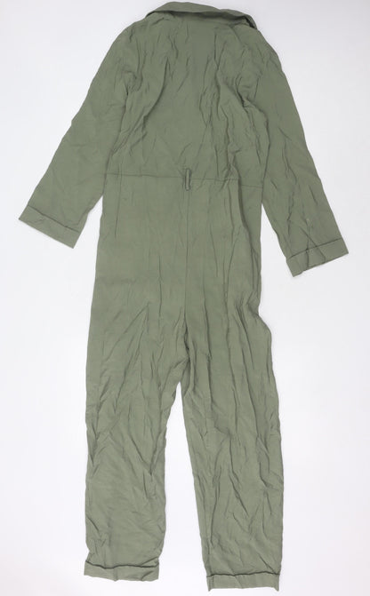 Zara Women's Green Jumpsuit, Size Small, Elegant and Versatile
