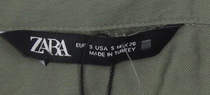 Zara Women's Green Jumpsuit, Size Small, Elegant and Versatile