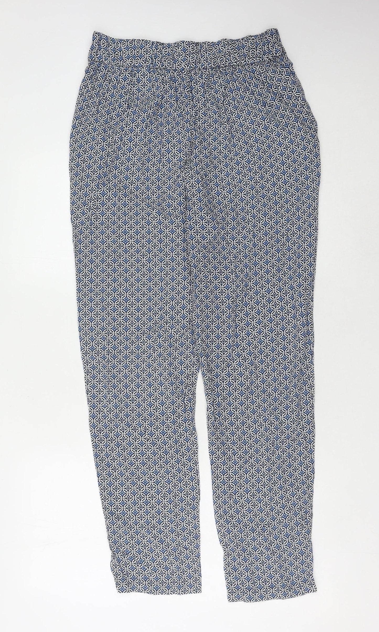 Womens UK Size 10 Marks and Spencer   Blue Trousers
