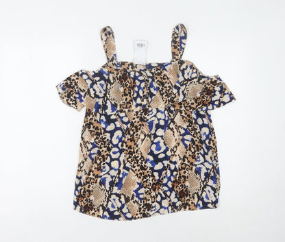 Womens UK Size 8 Dorothy Perkins Multicoloured Camisole Blouse