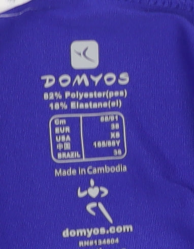 Domyos Women's Purple Gym T-Shirt Size 8