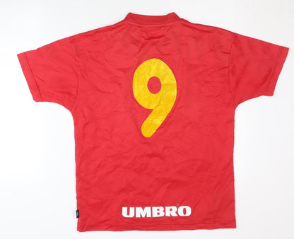 Umbro Red Boys Football Jersey Size 164