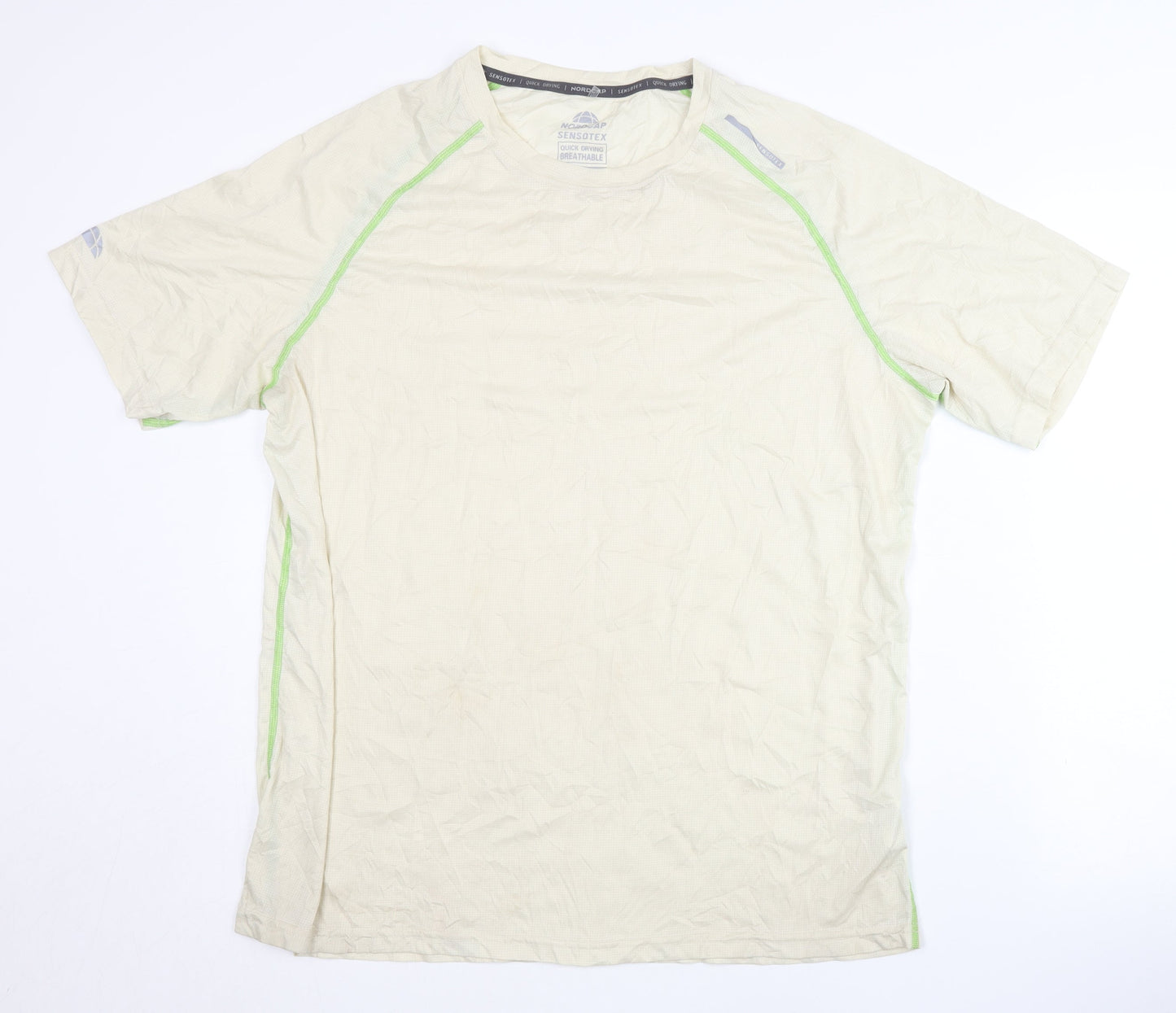 Nordcap Men's Beige Quick Dry T-Shirt XL