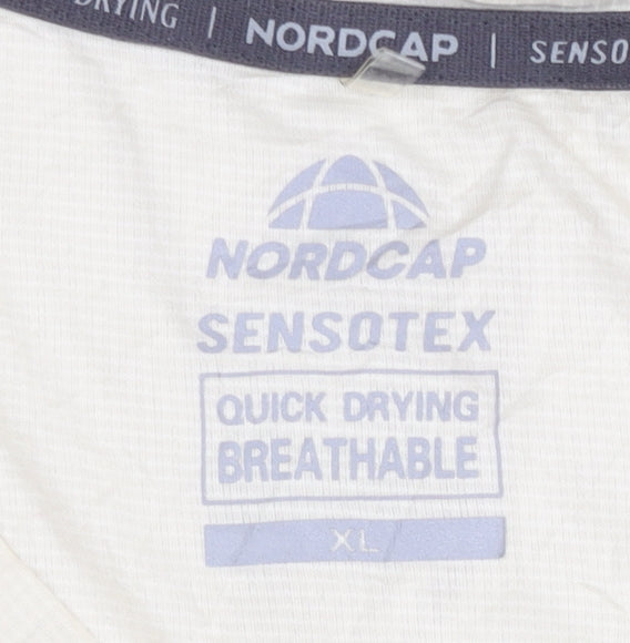 Nordcap Men's Beige Quick Dry T-Shirt XL