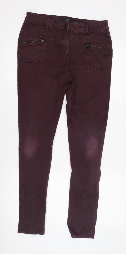 Next Women's Purple Jeans Size 12 Regular Fit