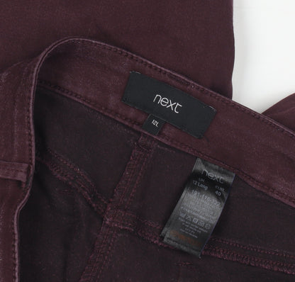 Next Women's Purple Jeans Size 12 Regular Fit