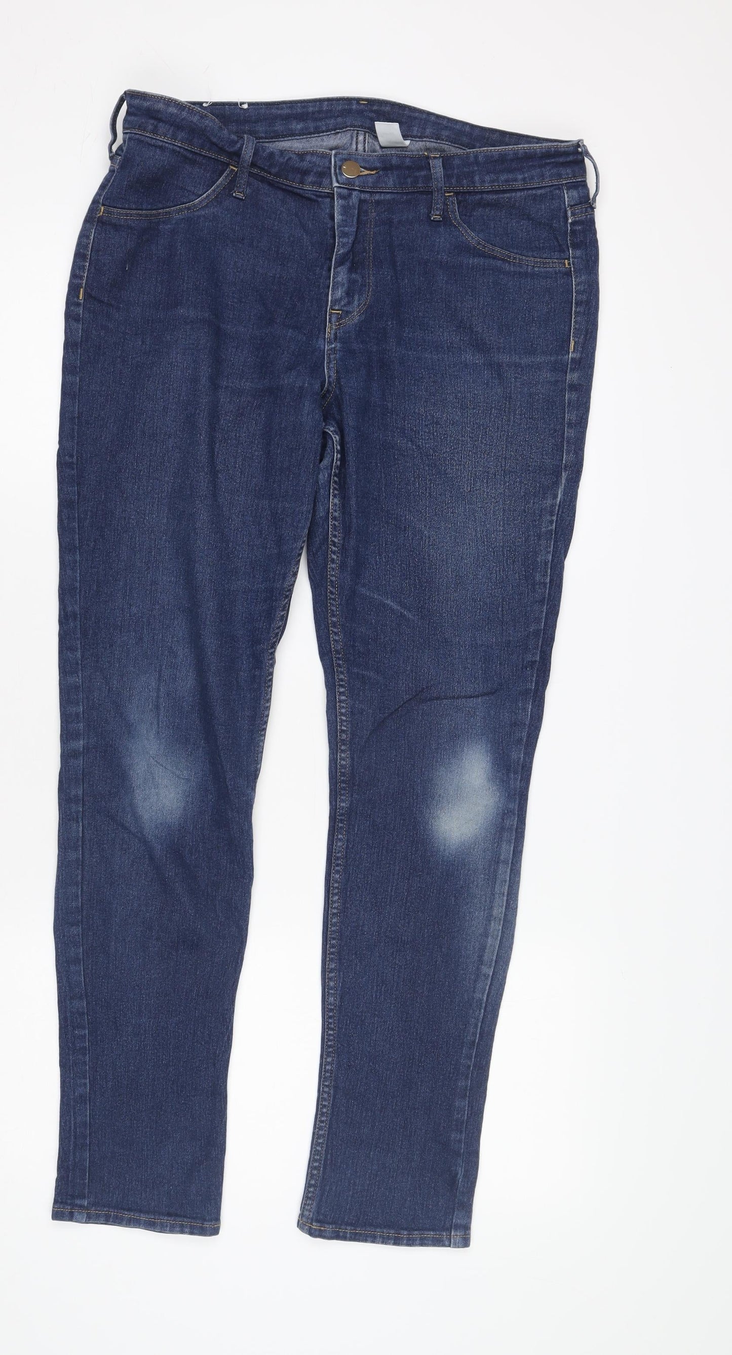 &Denim Womens Blue Skinny Jeans, Size 32