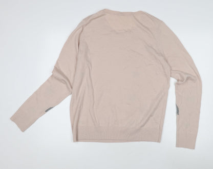 GAP Women's Beige Star Pullover Jumper Size L