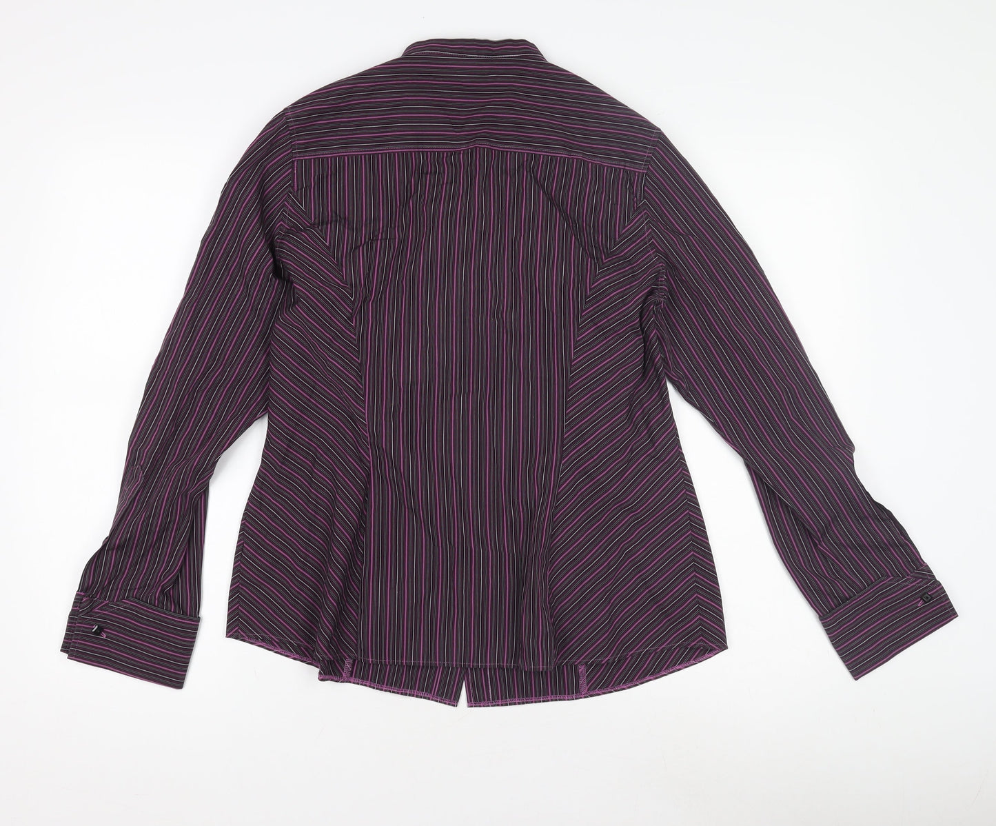 Womens UK Size 16 Marks and Spencer Purple  Button-Up